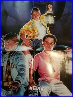 Vintage Monster Squad Original 27x41 Folded Movie Poster Andre Gower Robby Kiger