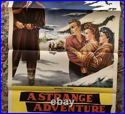 Vintage Movie Film Advertising Poster A Strange Adventure