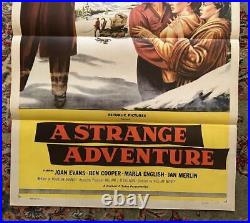 Vintage Movie Film Advertising Poster A Strange Adventure