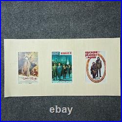 Vintage Movie Mini Posters Lord of the Rings Oceans 11 Planet of the Apes