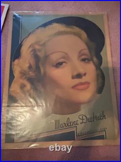 Vintage Movie Paramount Promotional Poster Marlene Dietrich 1936