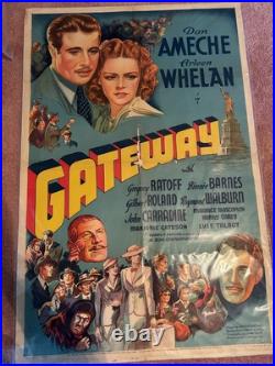 Vintage Movie Poster 1 SH Gateway 1938 Don Ameche
