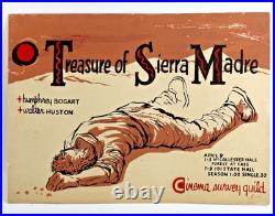 Vintage Movie Poster Humphrey Bogart Treasure of Sierra Madre Old Original 19x14