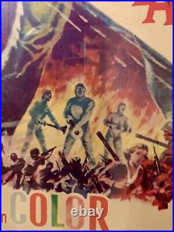 Vintage Movie Poster Invaders from Mars 1953 Sci-fi 40 X 26.5 Framed Mounted