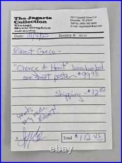 Vintage Movie Poster Linen-backed One Sheet Change of Heart 1938 Golf Comedy