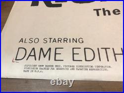 Vintage Movie Poster Look Back In Anger Huge Six Sheet 80x80 inch L