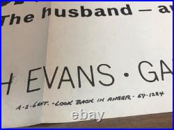 Vintage Movie Poster Look Back In Anger Huge Six Sheet 80x80 inch L