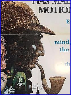Vintage Movie Poster The Private Life of Sherlock Holmes Signed Robert McGinnis