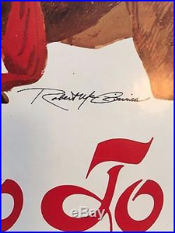 Vintage Movie Poster The Teasers Go to Paris Signed by Artist Robert McGinnis