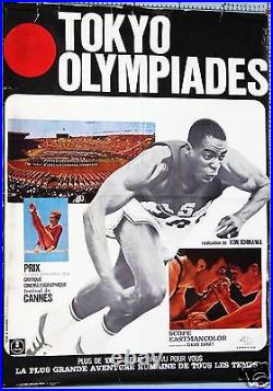 Vintage Movie Poster Tokyo Olympiades Kon Ichikawa Jeux Olympiques 1964
