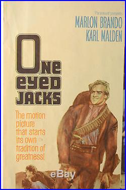Vintage Movie Posters, NSS Lobby Card, One Eyed Jacks, Marlon Brando, 1959