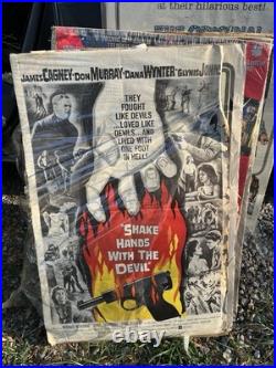 Vintage Movie Promo Posters One Sheet Originals LOT of 5 Movies Texas Chainsaw