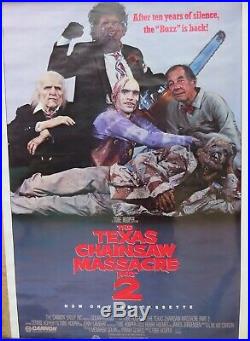Vintage Movie/Video Poster-Texas Chainsaw Masacre P 2