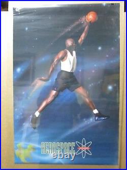 Vintage NIKE Aerospace Jordan basketball poster 12555