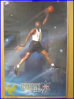 Vintage NIKE Aerospace Jordan basketball poster 6992