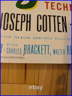 Vintage Niagra Movie Poster Marilyn Monroe 1971 28x20 Rare Litho Made In USA