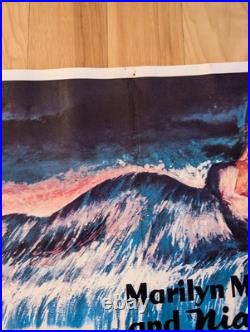 Vintage Niagra Movie Poster Marilyn Monroe 1971 28x20 Rare Litho Made In USA