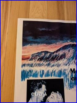 Vintage Niagra Movie Poster Marilyn Monroe 1971 28x20 Rare Litho Made In USA