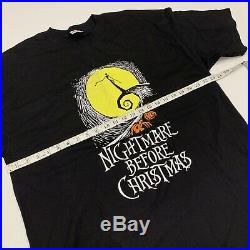 Vintage Nightmare Before Christmas T-Shirt 90s Tim Burton Movie Poster