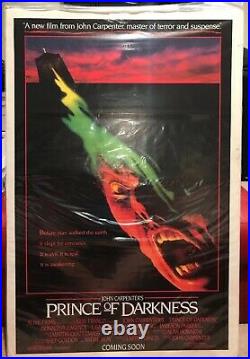 Vintage ORIGINAL MOVIE POSTER Prince of Darkness 1987 John Carpenter Horror P1