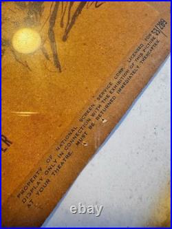 Vintage Original 1953 SHANE Movie Poster 14x16