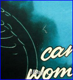 Vintage Original 1955 CULT of the COBRA Movie Poster art 1sh film noir Sci-Fi
