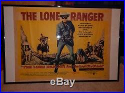 Vintage Original 1957 Lone Ranger and the Lost City of Gold Movie Poster 58/240