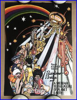 Vintage Original 1970s Aquarius Theater Rainbow Bridge Film Poster Donna Divine