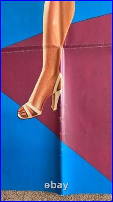 Vintage Original 1970s MARILYN MONROE SEVEN YEAR ITCH Movie Poster Film Art