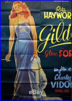 Vintage Original 1972 GILDA RITA HAYWORTH Movie Poster Film Art 1sh Noir