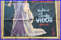 Vintage Original 1972 GILDA Rita Hayworth Movie Poster Noir Film Art 1sh