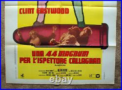 Vintage Original 1973 CLINT EASTWOOD DIRTY HARRY Movie Poster 1sh Film noir