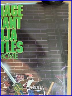 Vintage Original 1980s Teenage Mutant Ninja Turtles Poster 1989 The Movie Group