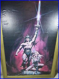 Vintage Original 1982 Conan The Barbarian Movie Poster