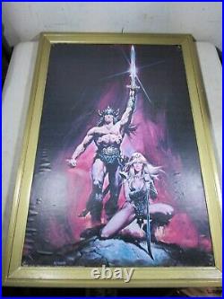 Vintage Original 1982 Conan The Barbarian Movie Poster