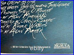 Vintage Original 1982 Pink Floyd The Wall Movie Poster MGM Parker Film Music