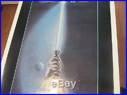 Vintage Original 1983 STAR WARS Return of the Jedi 830013 Movie Poster 27X41