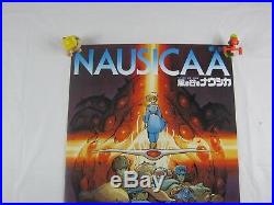 Vintage Original 1984 Nausicaa of the Valley of the Wind B2 Movie Poster