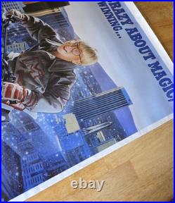 Vintage Original 1986 Dirt Bike Kid Movie Poster 26 X 40 Peter Billingsley Rare