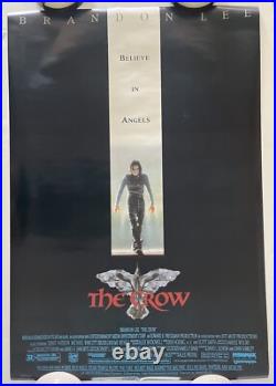 Vintage Original 1994 The Crow Movie Poster Brandon Lee 90s American Gothic