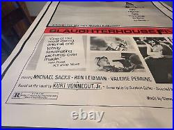 Vintage Original 40 x 60 Slaughterhouse-Five 1972 Movie Poster GOOD Condition