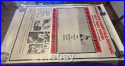 Vintage Original 40 x 60 Slaughterhouse-Five 1972 Movie Poster GOOD Condition