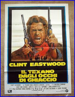 Vintage Original CLINT EASTWOOD OUTLAW JOSEY WALES Movie Poster film art 1sh