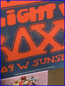 Vintage Original Dinosaurs And Canned Heat At The Roxy Poster 1982