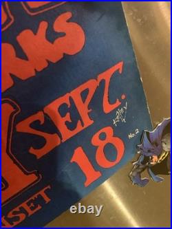 Vintage Original Dinosaurs And Canned Heat At The Roxy Poster 1982