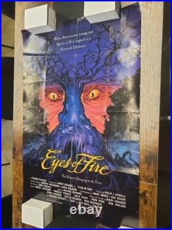Vintage Original Eyes Of Fire Movie Poster 27x41 RARE CULT HORROR (TL26)