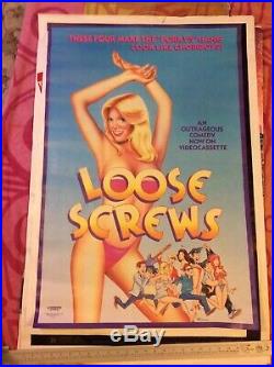 Vintage Original Movie Film Posters Lot Of 50+ From 80 & 90s SciFi-Horror-Comedy