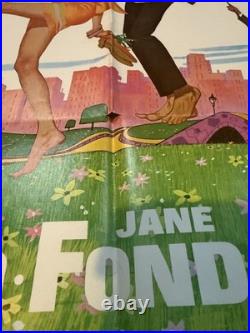 Vintage Original Movie Poster 1967/Barefoot In The Park/Redford & Fonda/27 x 41