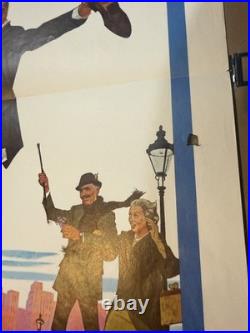 Vintage Original Movie Poster 1967/Barefoot In The Park/Redford & Fonda/27 x 41