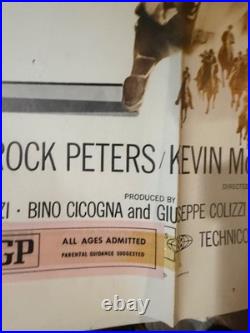 Vintage Original Movie Poster 1968 Ace High 27' x 41